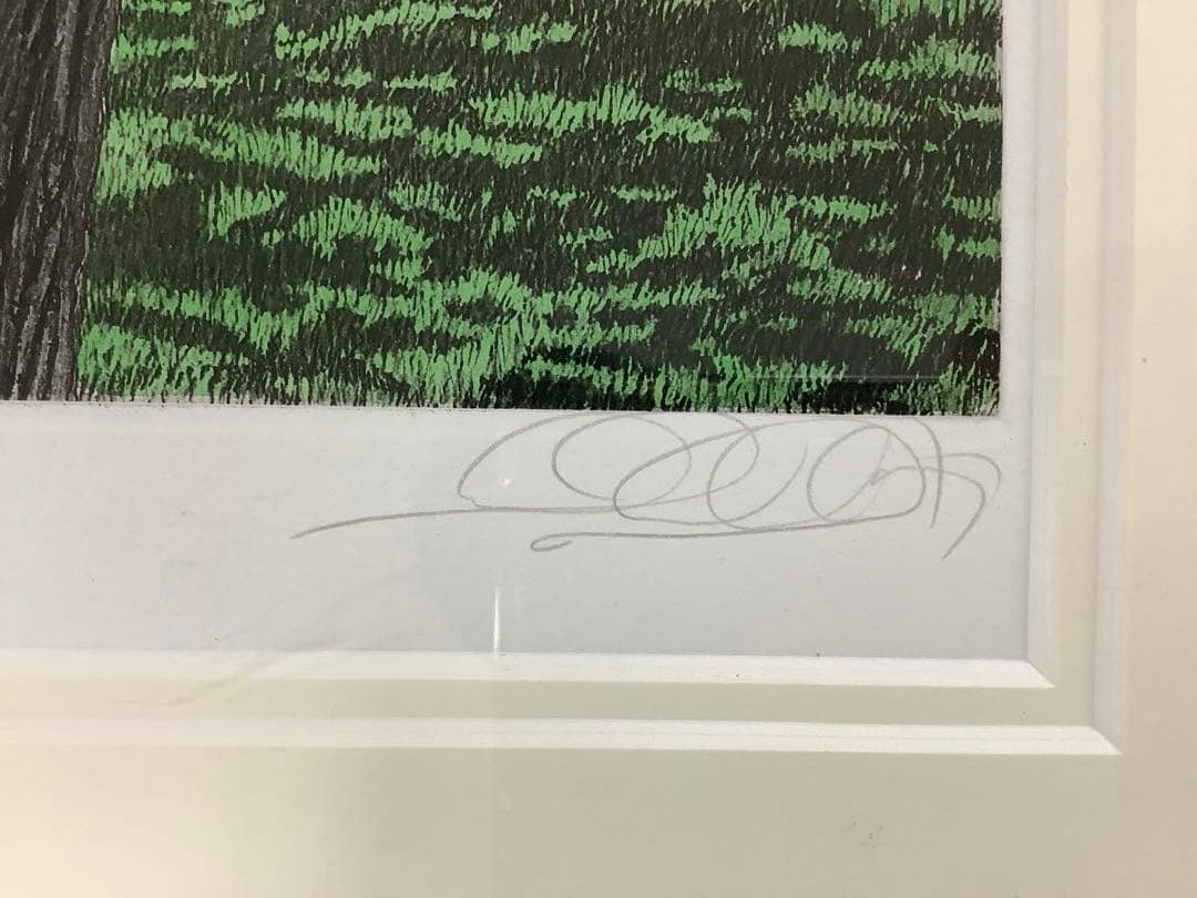 キャロル・コレット 「Spring Morning」 手彩色銅版画？