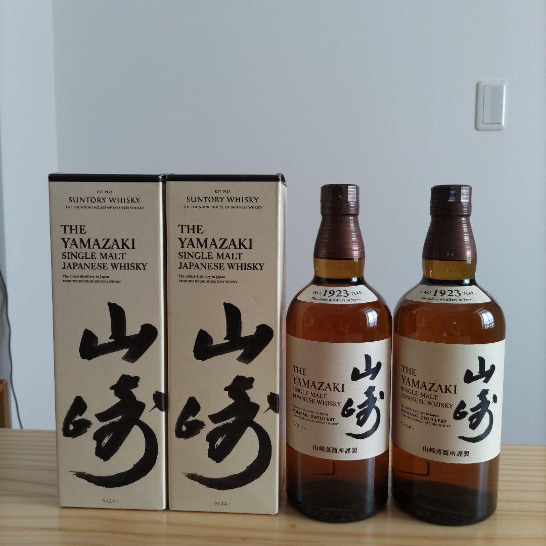 新品,未開封,,2本セット 山崎 シングルモルトウイスキー 700ml