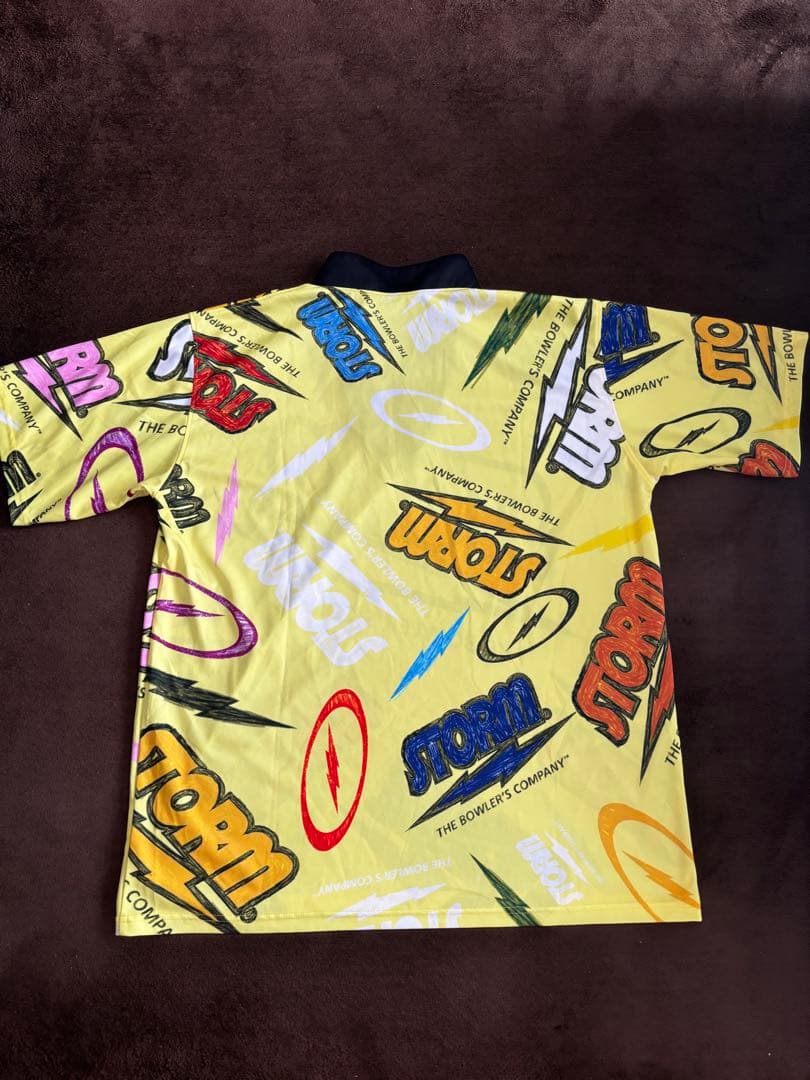 STORM ボウリングシャツ XL イエロー