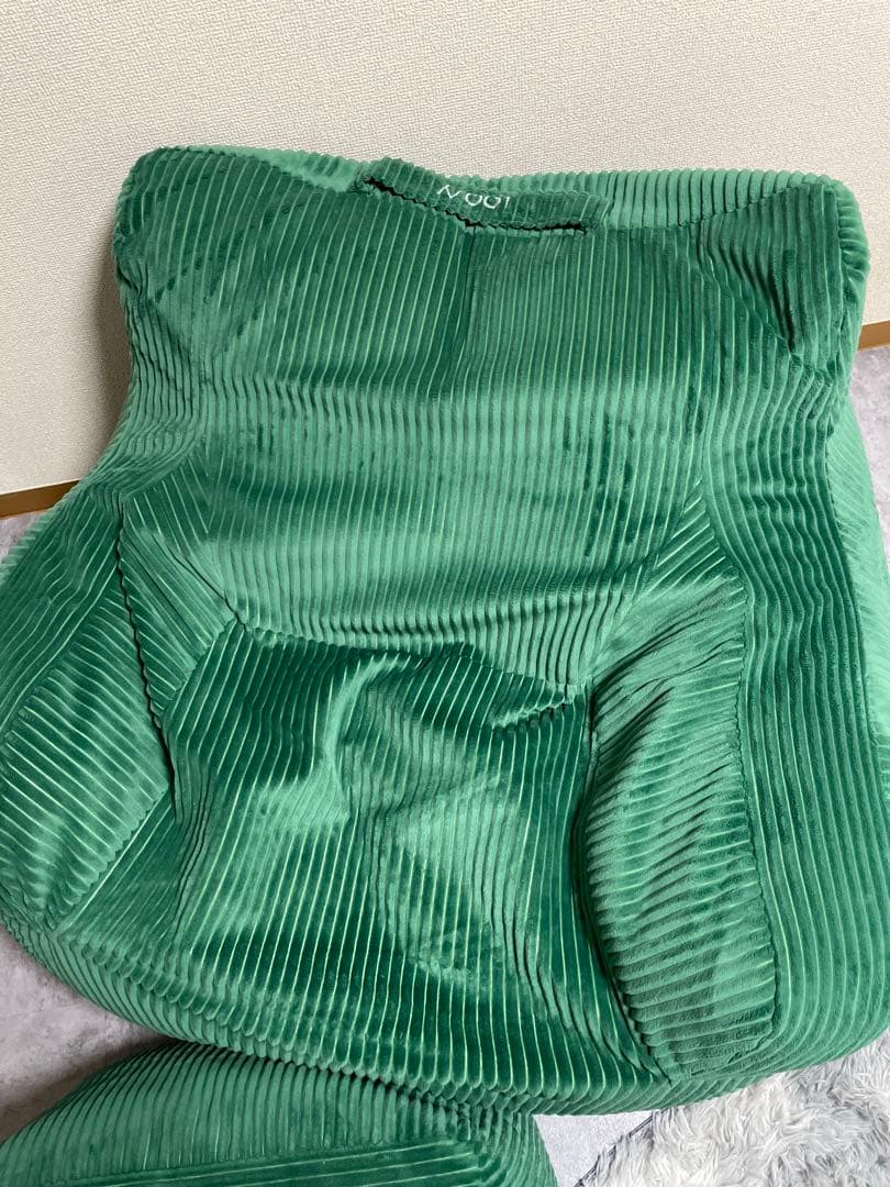 (kazu様のみ)LOOSY HUGME ビーズソファ&オットマン グリーン