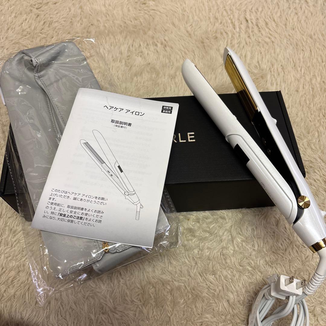 CHARLE ストレートヘアアイロン ホワイト