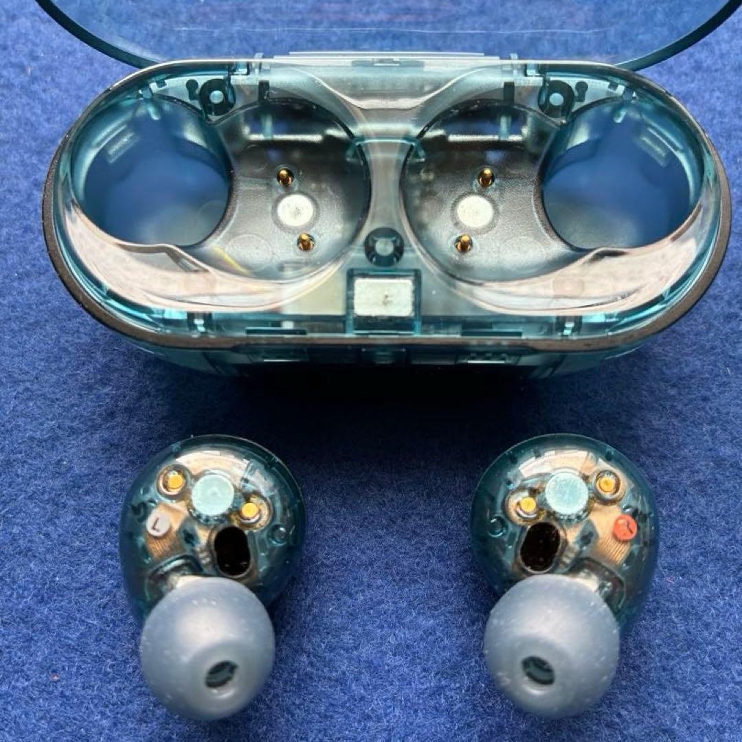 【美品動作品】SONY WF-C710N グラスブルー スケルトン 2025年製