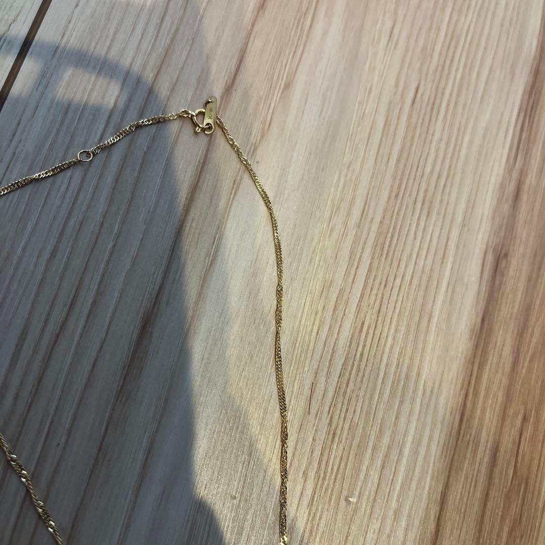 K18 イニシャルペンダント　A