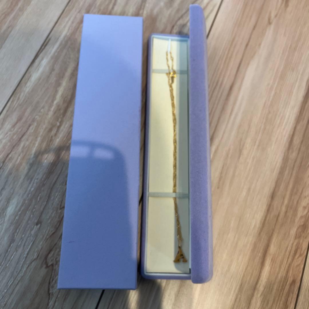 K18 イニシャルペンダント　A