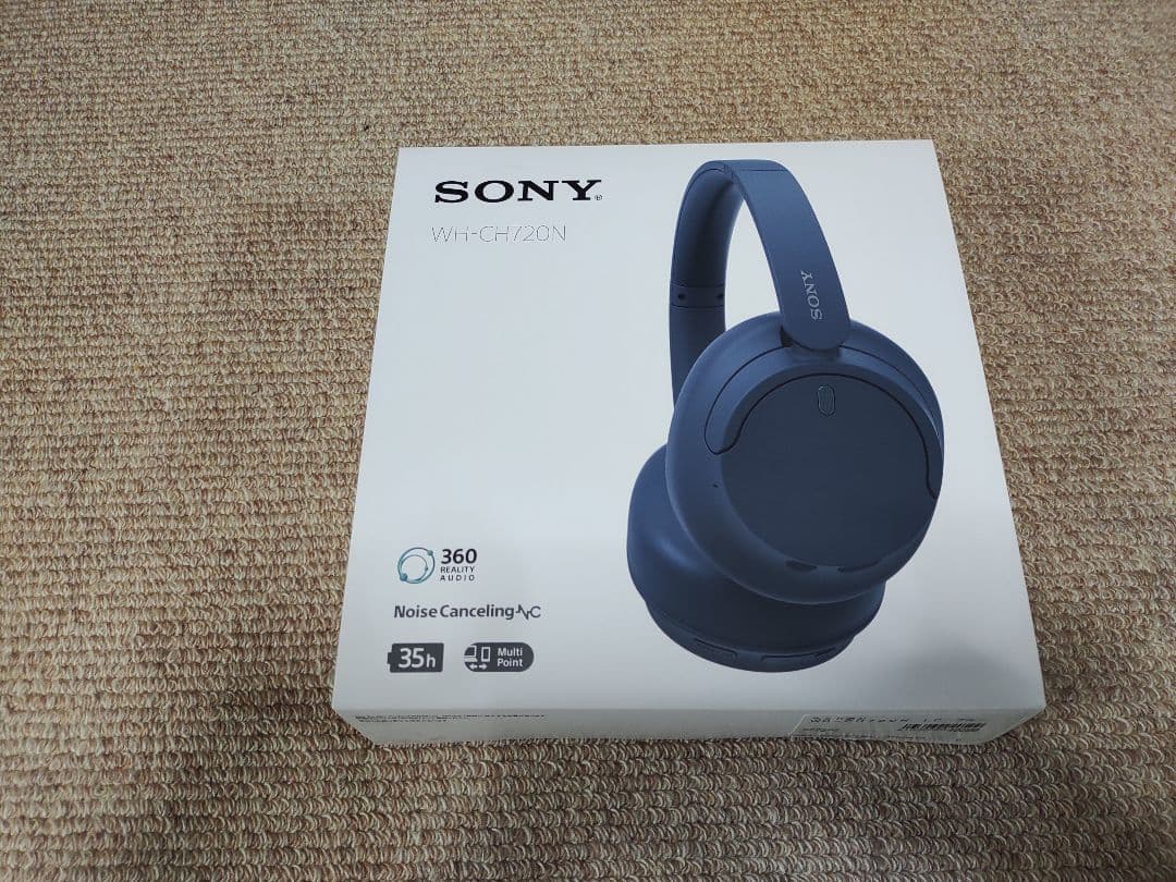SONY WH-CH720nブルー ワイヤレスヘッドフォン