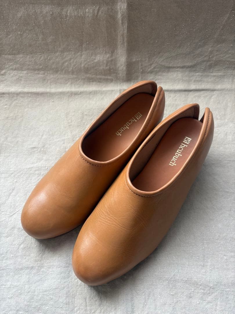 hcubuchフーブ　カウレザーサボ　はまぐり型　39 24.5cm