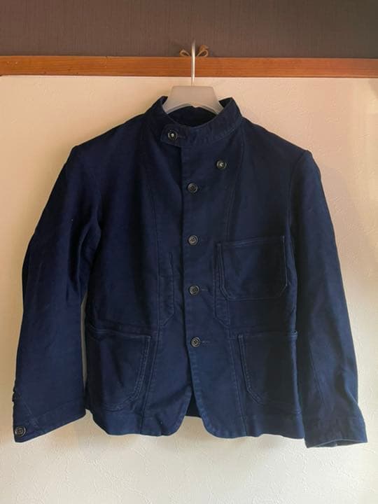 45R モール908ALL インディゴ　カバーオール　ジャケット