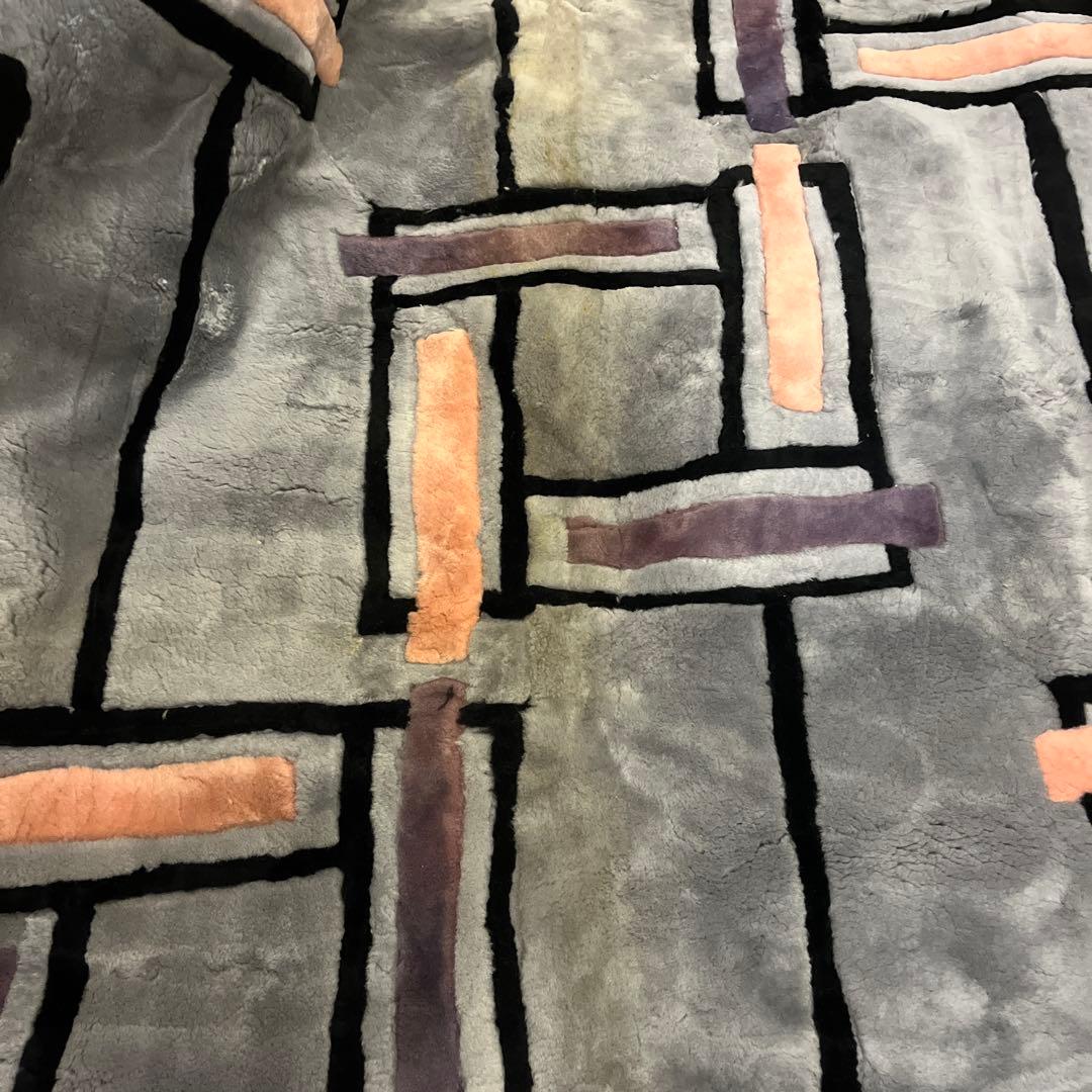  FUR ムーンカーペットラグ 200x200 難あり