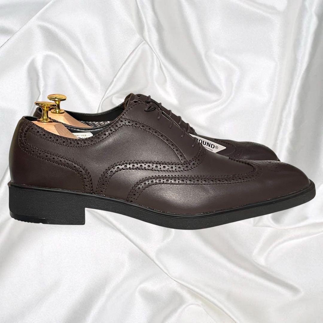 【リーガル】未使用リーガル ゴアテックス サラウンド 軽量 防水 茶 25.5