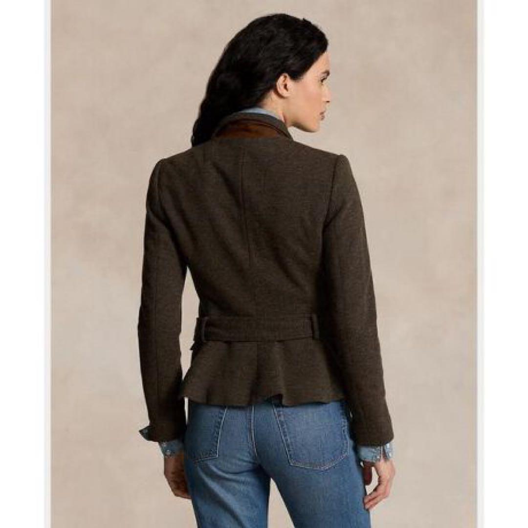 【タグ付き】ポロラルフローレン ヘリンボーン ベルテッド ブレザー 6