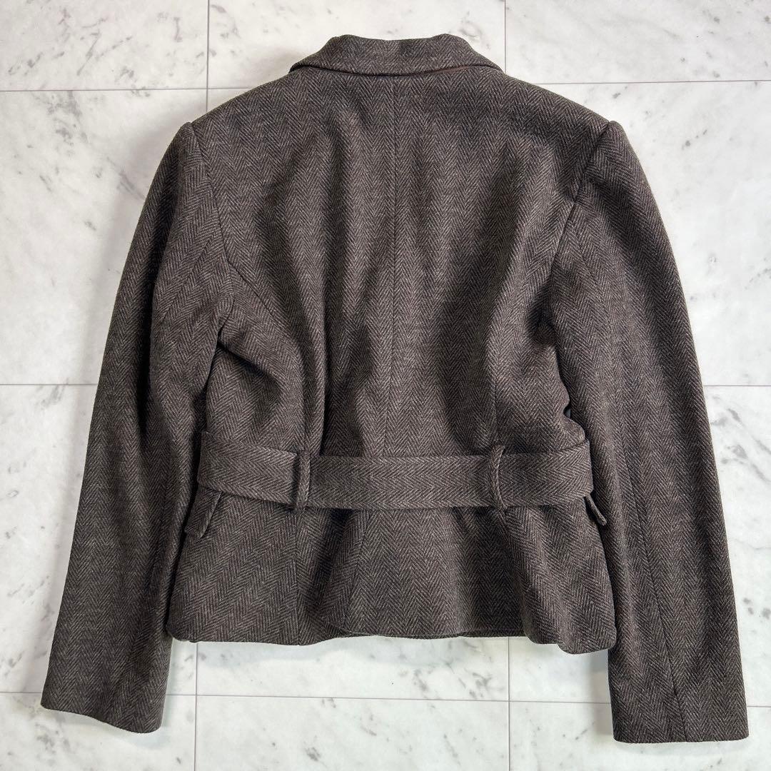 【タグ付き】ポロラルフローレン ヘリンボーン ベルテッド ブレザー 6