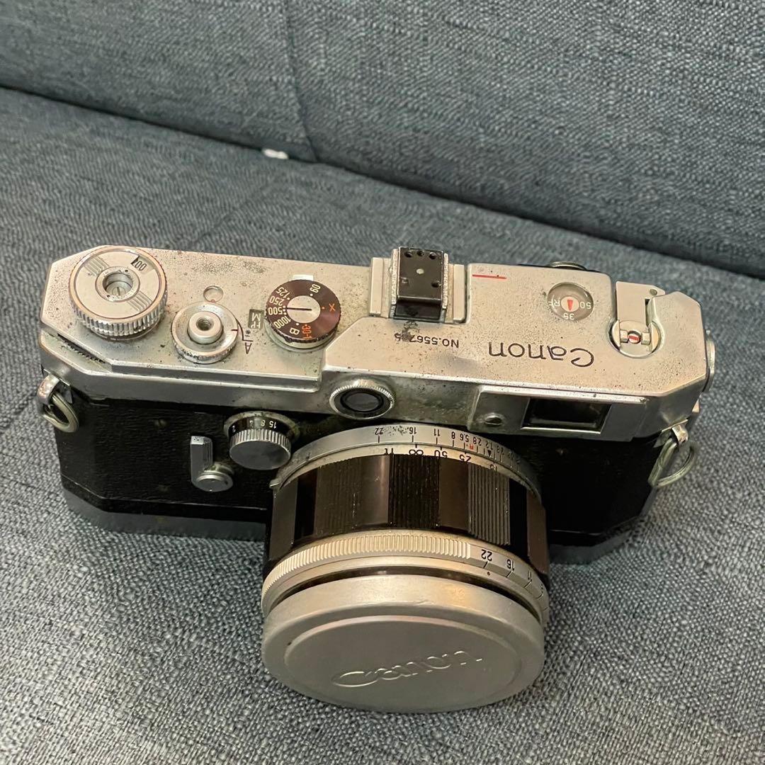 ❷レア Canon VT レズ付き フィルムカメラ 50mm F1.2