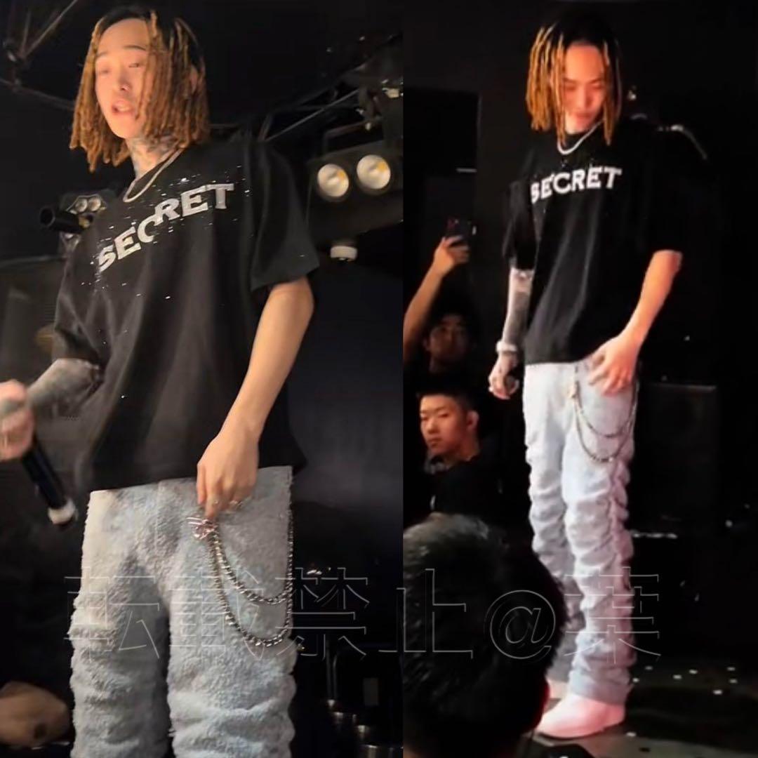 新品未使用 GUAPI グアピ スカイブルー スーパースタックデニム 32