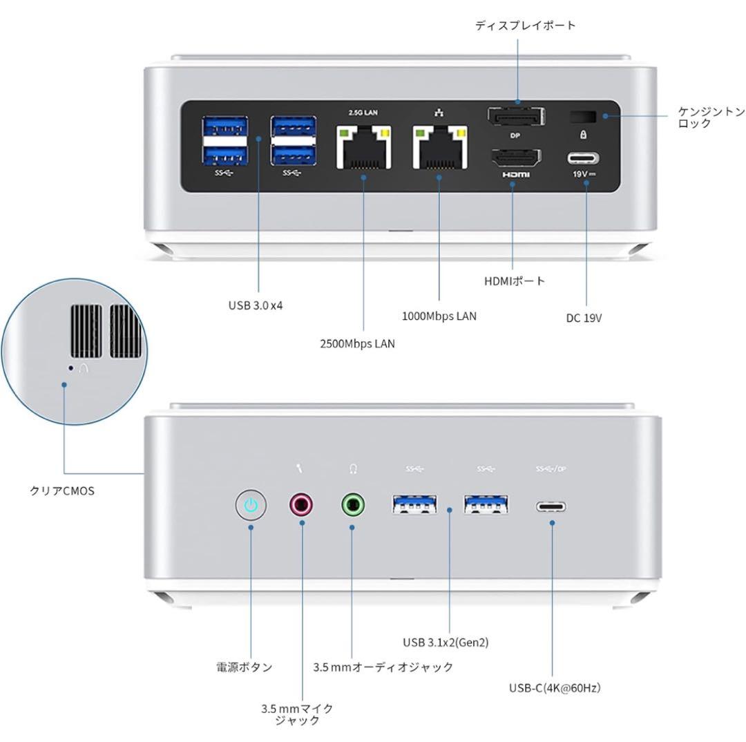 Minisforum EliteMini HM90 1TB メモリ32GB