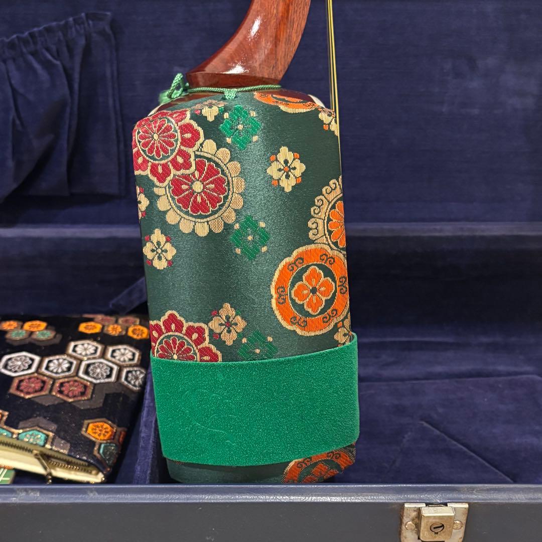 【美品】三味線セット　藤井三絃　教本付き