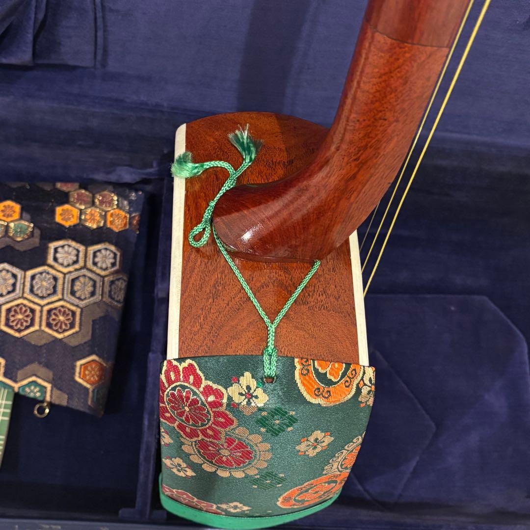 【美品】三味線セット　藤井三絃　教本付き