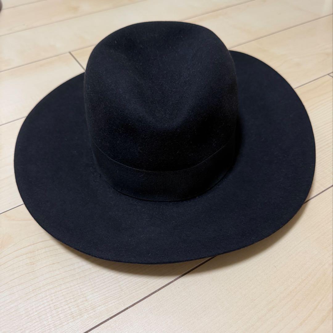 HERMÈS MOTSCH フェルトハット（中折れ／オープンクラウン 2WAY）