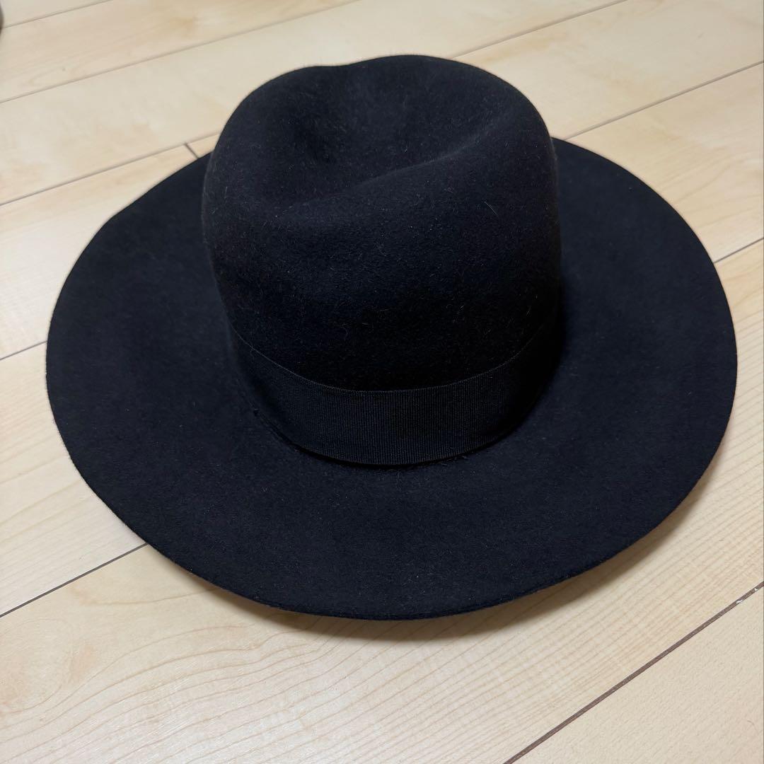 HERMÈS MOTSCH フェルトハット（中折れ／オープンクラウン 2WAY）