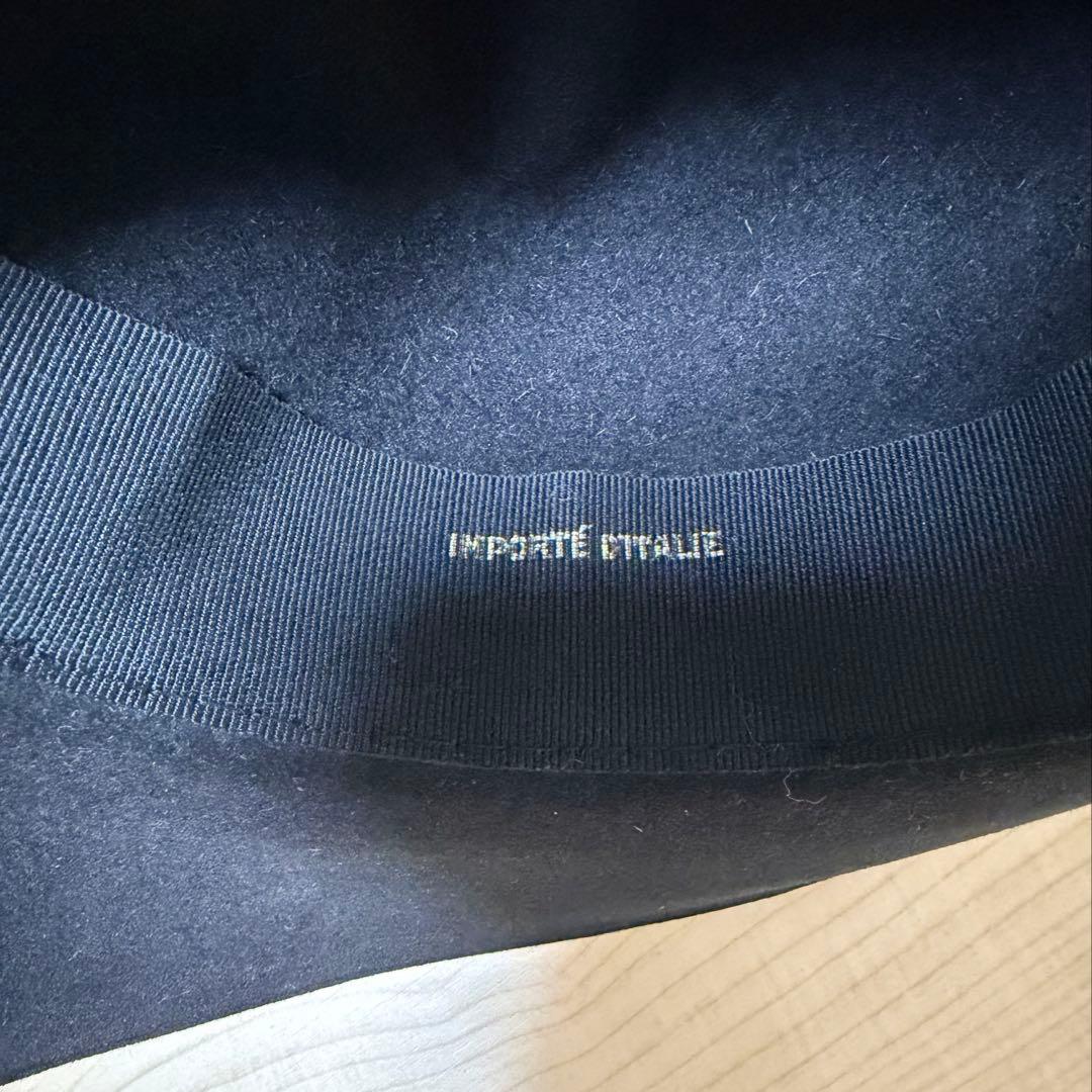 HERMÈS MOTSCH フェルトハット（中折れ／オープンクラウン 2WAY）