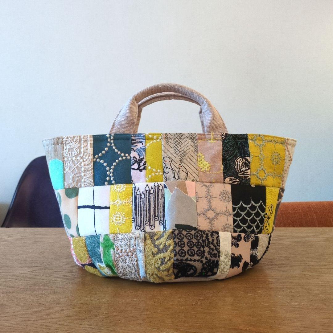 パッチワーク マルシェバッグ＊ミナペルホネン