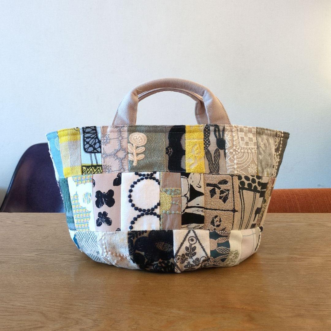 パッチワーク マルシェバッグ＊ミナペルホネン