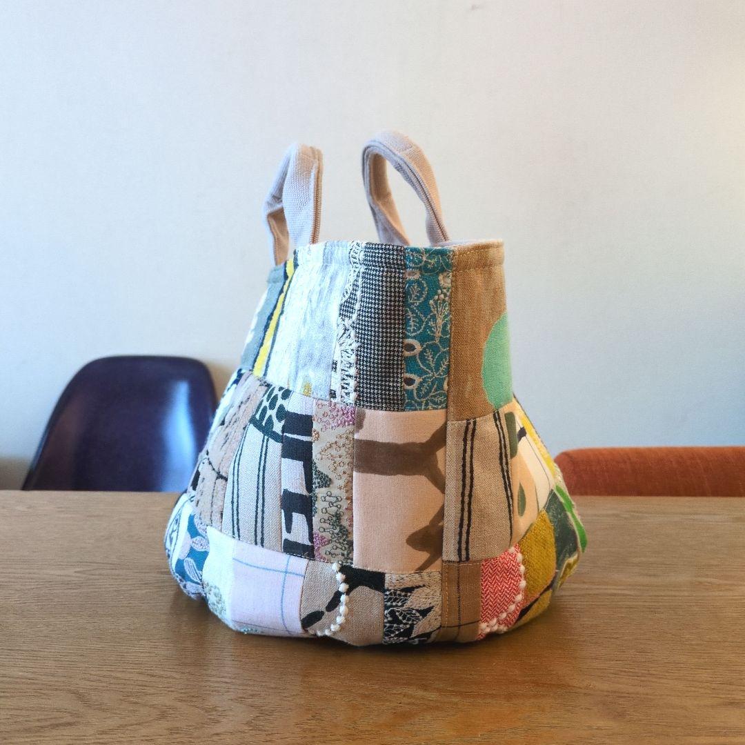 パッチワーク マルシェバッグ＊ミナペルホネン