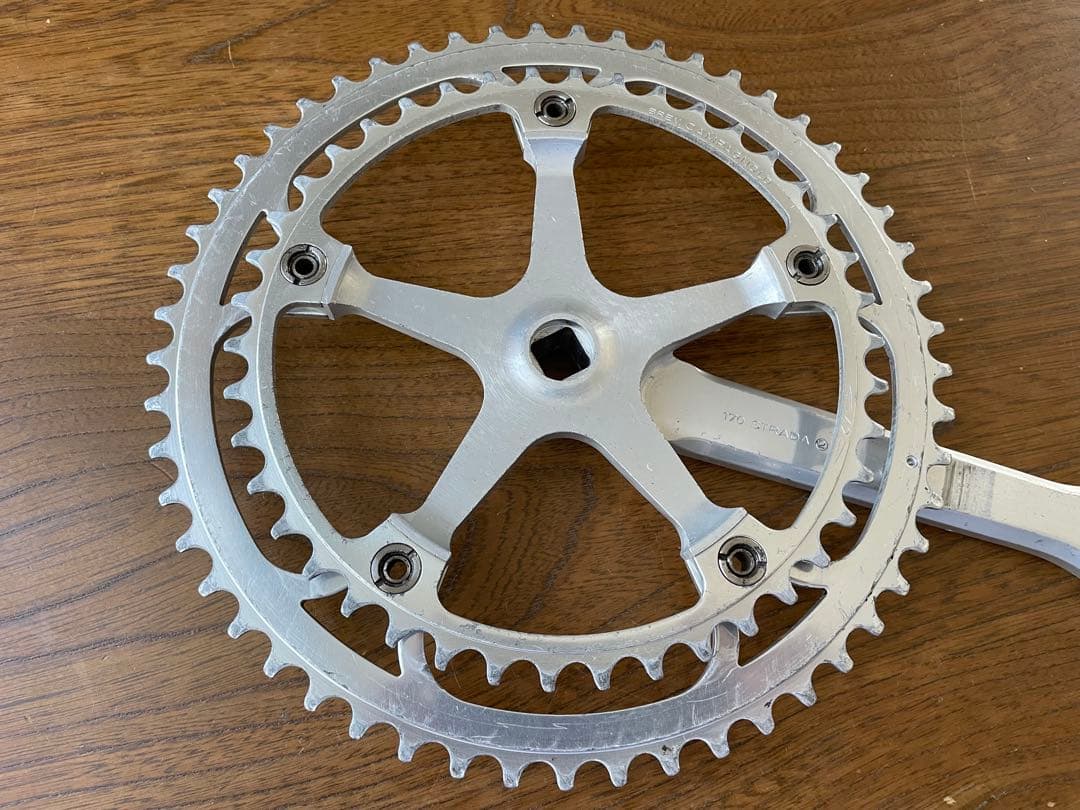 再値下げ<中古> DE ROSA刻印カンパ スーパーレコード クランク53×42