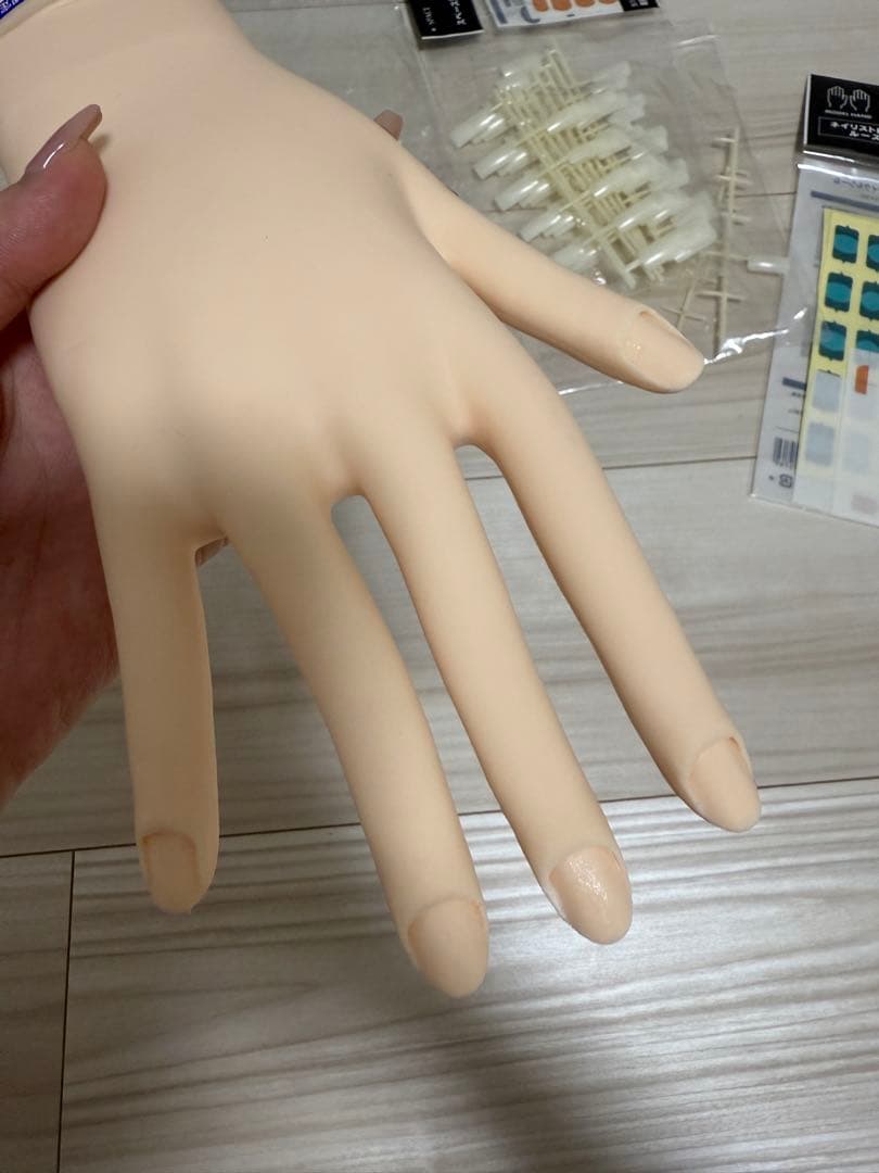 JNEC認定ハンドモデル　ネイリスト技能検定セット