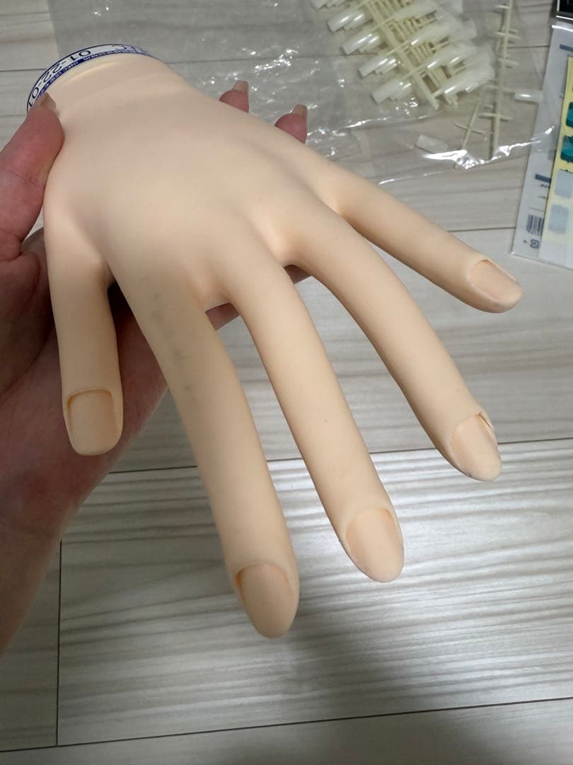 JNEC認定ハンドモデル　ネイリスト技能検定セット