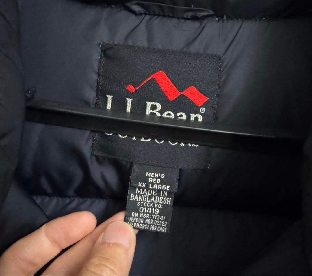 エルエルビーン パッカブルダウンベスト XXL ブラック