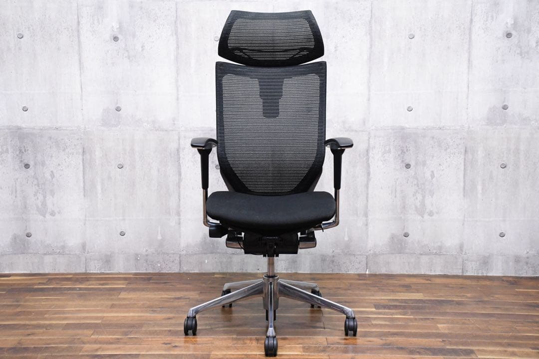 EFK37 オカムラ バロンチェア CP82BR ブラック デスクチェア