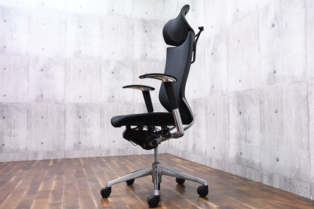 EFK37 オカムラ バロンチェア CP82BR ブラック デスクチェア