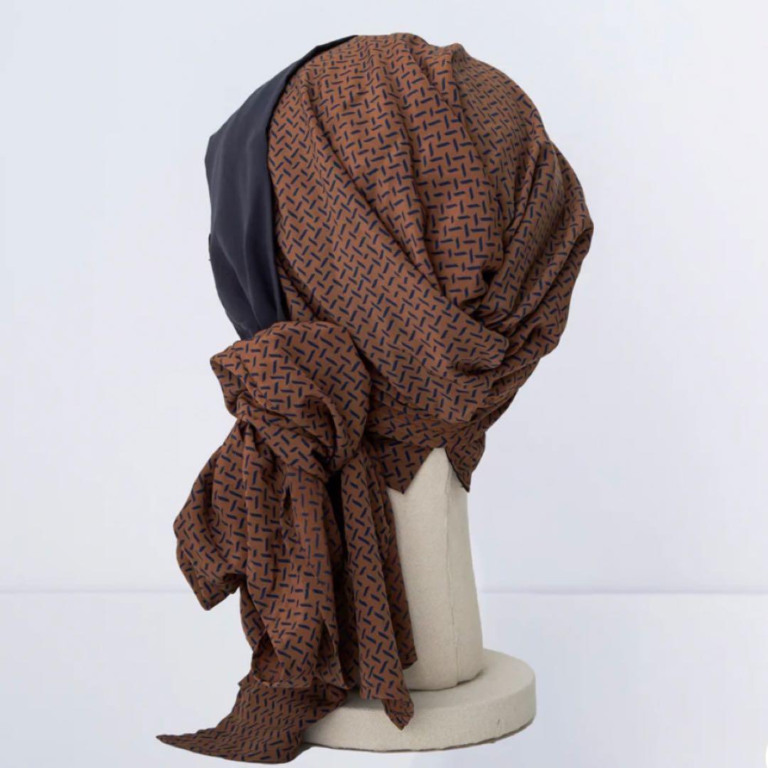 BAREN スカーフハット(Mサイズ) AntiqueBrown 医療用