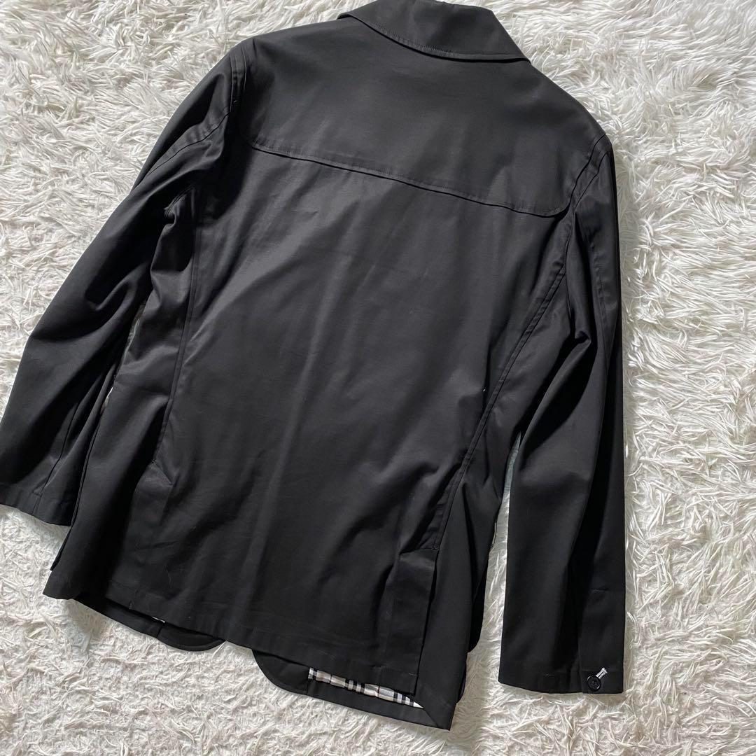 美品】バーバリーブラックレーベル　ジャケット　ノバチェック　ナイト刺繍　3b　M