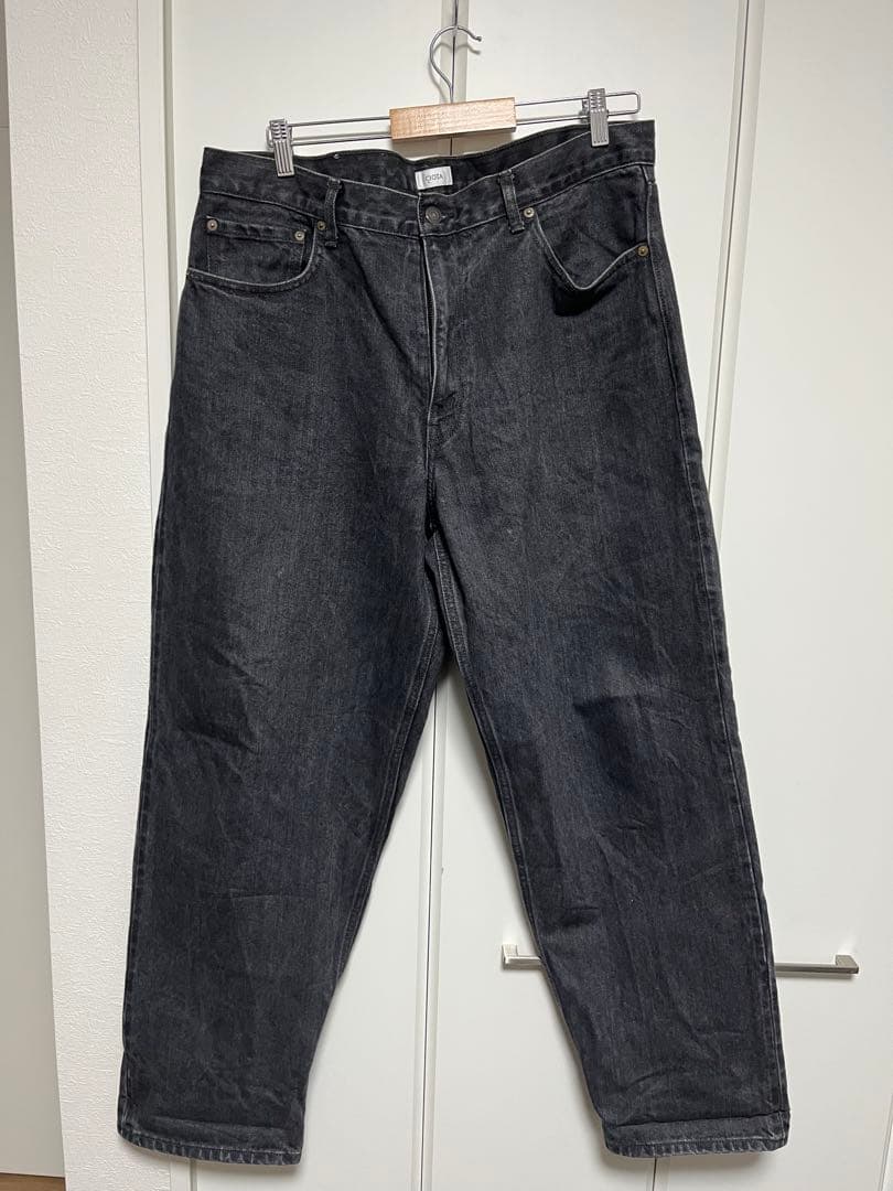 シオタ　バギーパンツ　ブラック　35