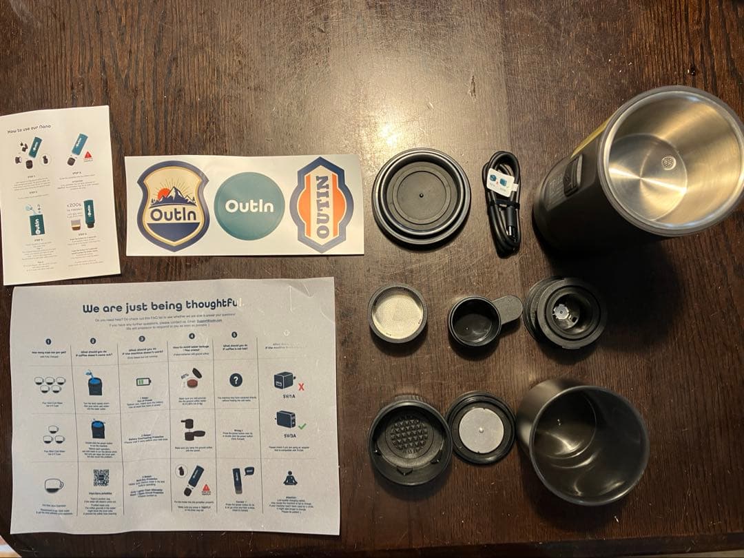 【即日発送】Outin nanoポータブルエスプレッソマシン