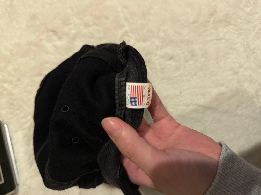 Supreme Wool Camp Cap \"Black\"シュプリーム
