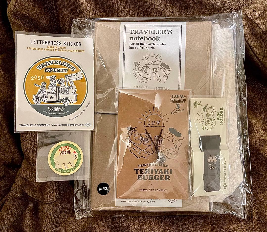 トラベラーズノート モスバーガー 3rd Edition レギュラー ブラック