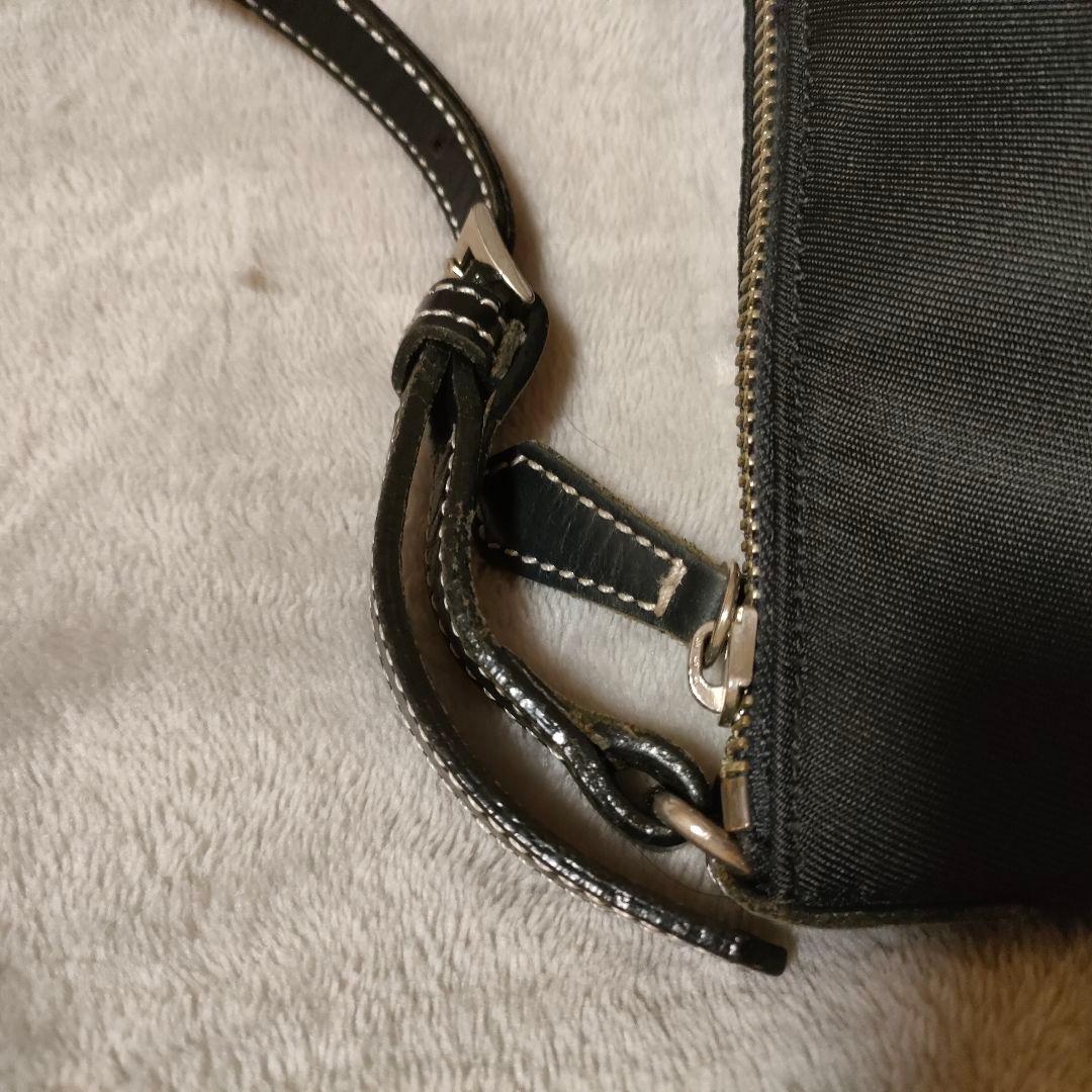 美品 バーバリー ブルーレーベル ハンドバッグ ナイロン ノバチェック ポーチ