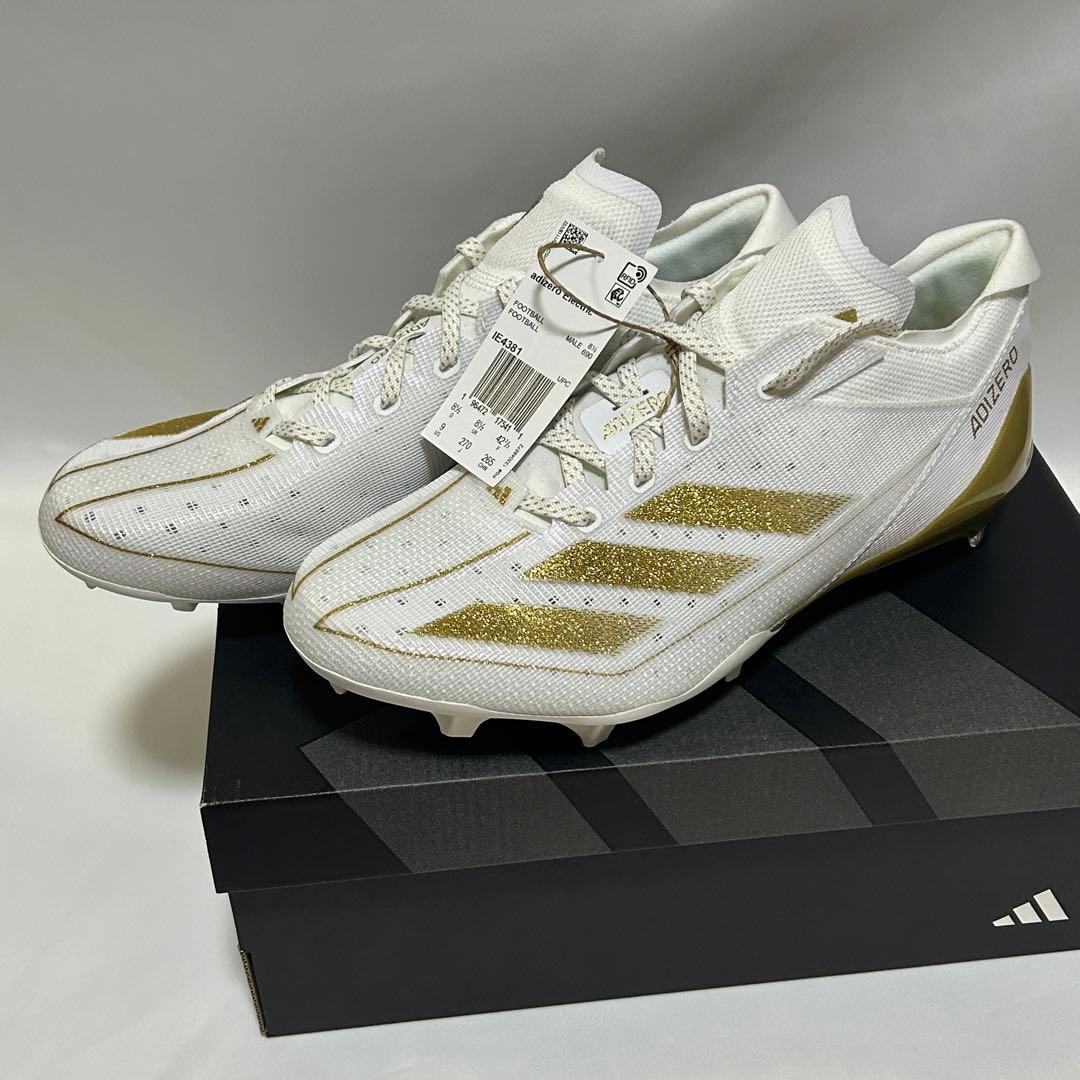 Adizero Electric Cleats WHT/GLD　27.0㎝　J