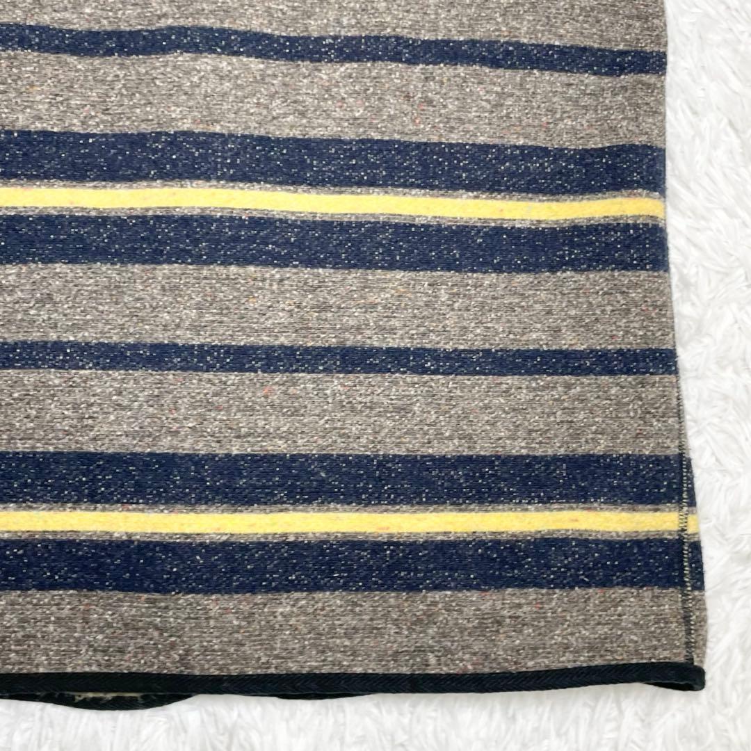 キャピタル　ビーチベスト・ボーダー・ネップライニング・L・裏毛・ビーチクロス