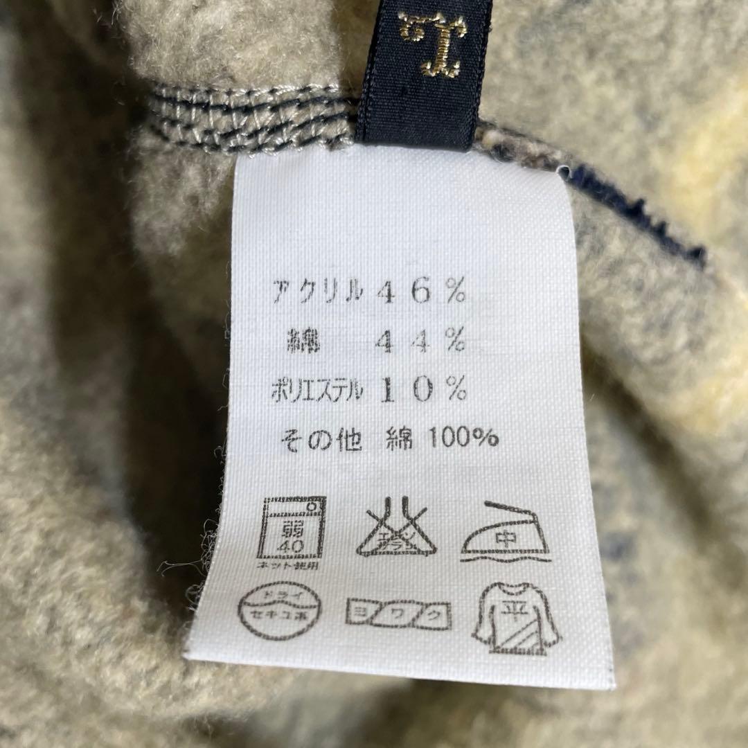 キャピタル　ビーチベスト・ボーダー・ネップライニング・L・裏毛・ビーチクロス