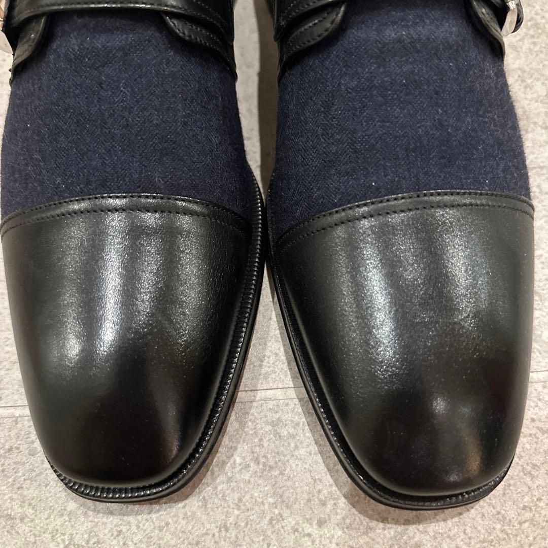 K*o様 美品 クリスチャンルブタン 革靴 39ハーフ(24.5cm相当) ブラ