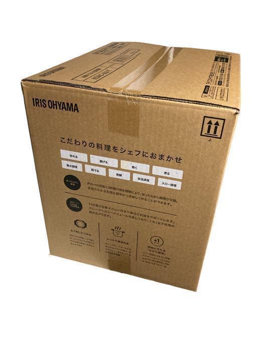 新品未使用アイリスオーヤマ 自動かくはん式調理機 KDAC-IA2-Tブラウン