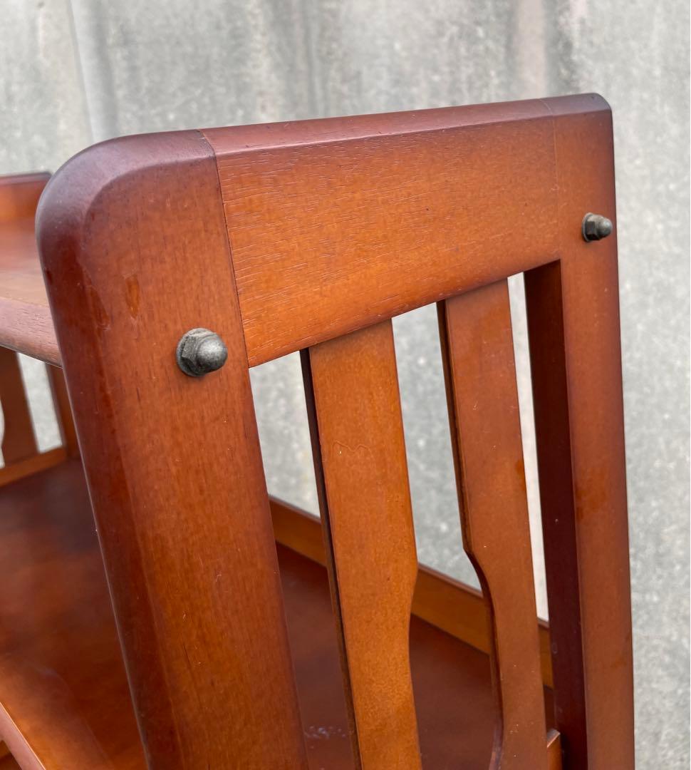 稀少/古道具/昭和レトロ/クレセン/木製/無垢材/本棚/飾り棚/収納棚/店舗什器