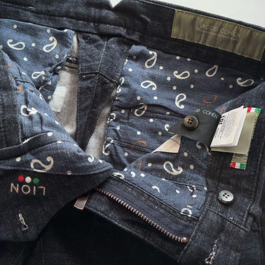 未使用 Jacob Cohën ヤコブコーエン スラックスパンツ 32 デニム調
