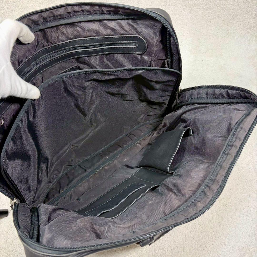 【美品✨】コーチ ハンドバッグ ビジネスバッグ オールレザー 黒　通勤　A4