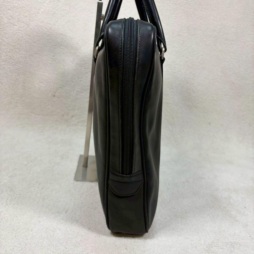 【美品✨】コーチ ハンドバッグ ビジネスバッグ オールレザー 黒　通勤　A4