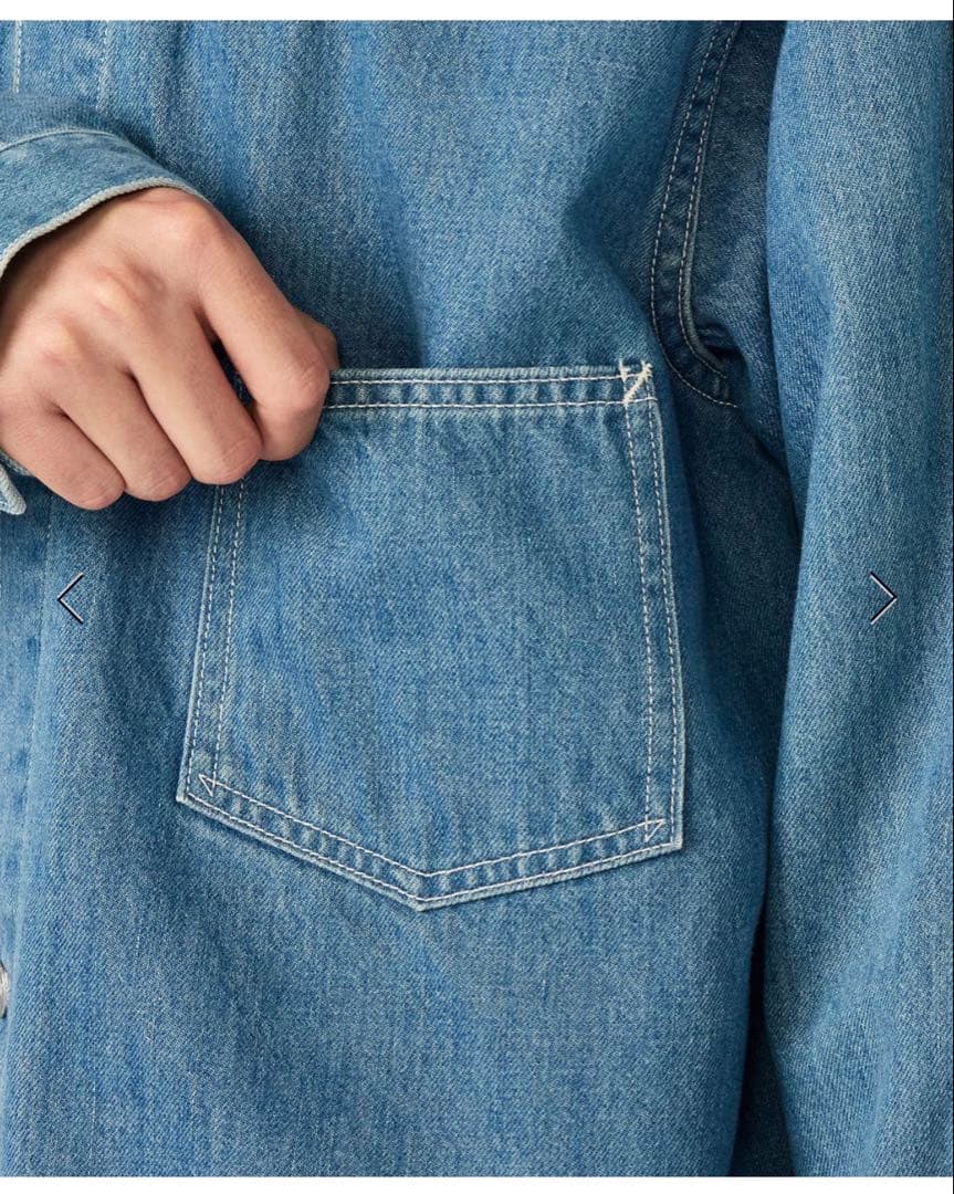 【美品】【nanamica】Short Denim Jacket Mサイズ