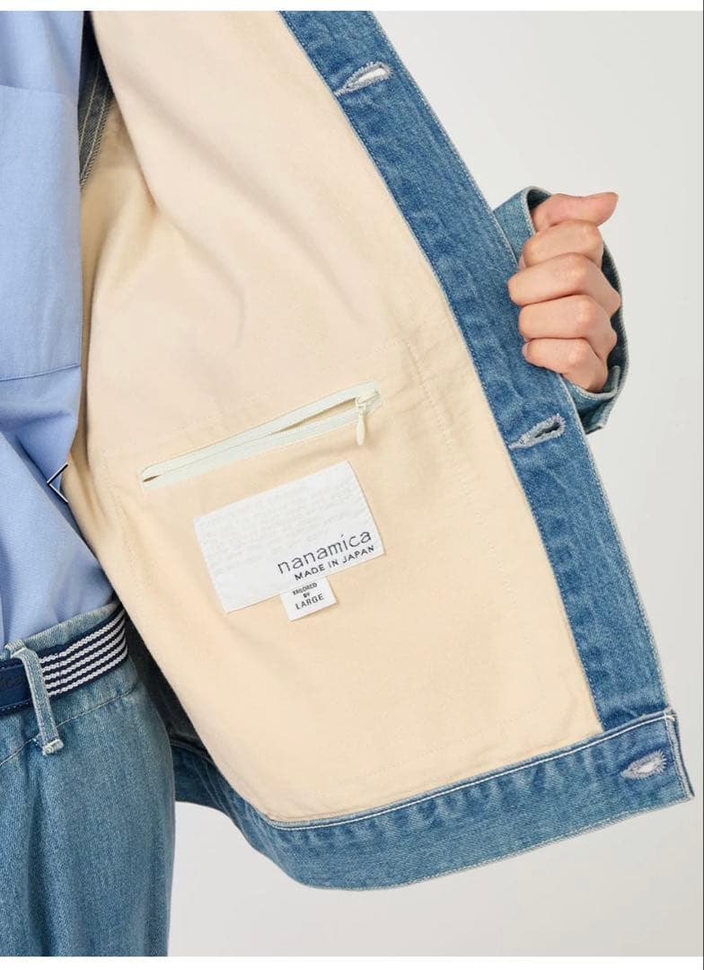 【美品】【nanamica】Short Denim Jacket Mサイズ